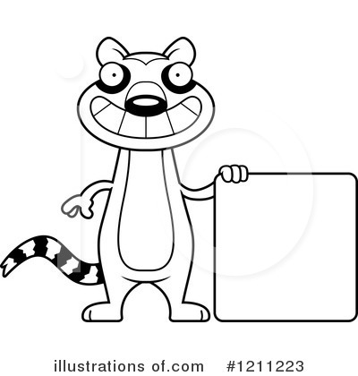 Royalty-Free (RF) Lemur Clipart Illustration by Cory Thoman - Stock Sample #1211223