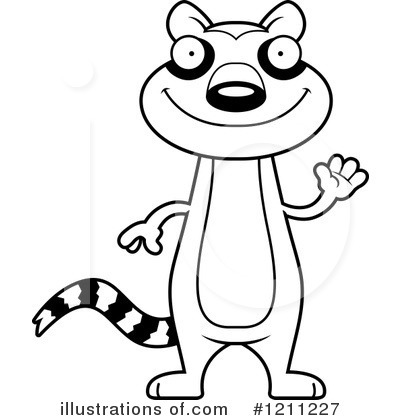 Royalty-Free (RF) Lemur Clipart Illustration by Cory Thoman - Stock Sample #1211227