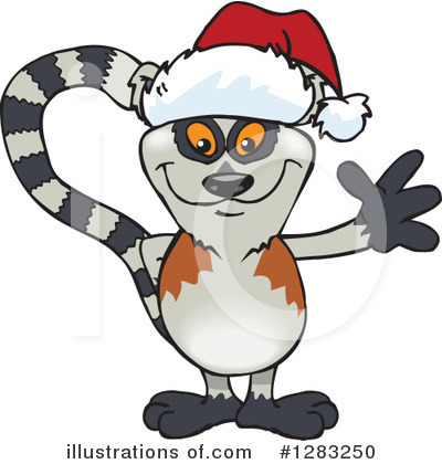 Royalty-Free (RF) Lemur Clipart Illustration by Dennis Holmes Designs - Stock Sample #1283250