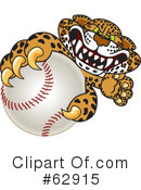 Leopard Character Clipart #62915 by Mascot Junction