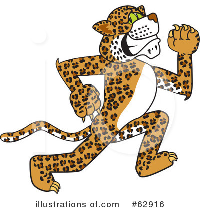 Cheetah Character Clipart #62916 by Toons4Biz