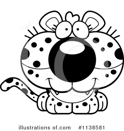 Royalty-Free (RF) Leopard Clipart Illustration by Cory Thoman - Stock Sample #1138581