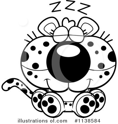 Royalty-Free (RF) Leopard Clipart Illustration by Cory Thoman - Stock Sample #1138584