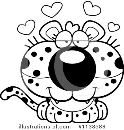 Royalty-Free (RF) Leopard Clipart Illustration by Cory Thoman - Stock Sample #1138588