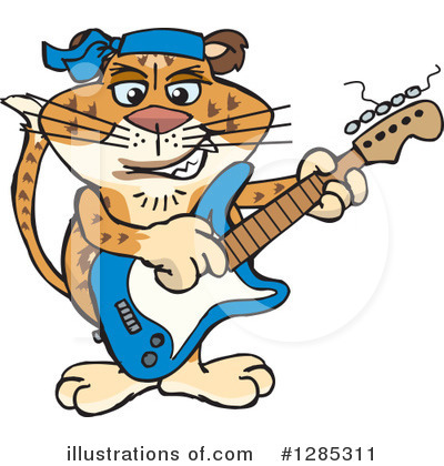 Royalty-Free (RF) Leopard Clipart Illustration by Dennis Holmes Designs - Stock Sample #1285311