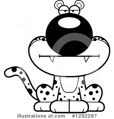 Royalty-Free (RF) Leopard Clipart Illustration by Cory Thoman - Stock Sample #1292287