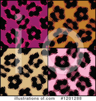 Royalty-Free (RF) Leopard Print Clipart Illustration by Arena Creative - Stock Sample #1201288