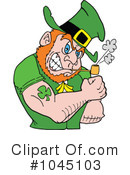 Leprechaun Clipart #1045103 by LaffToon