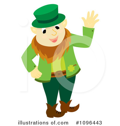 Royalty-Free (RF) Leprechaun Clipart Illustration by Cherie Reve - Stock Sample #1096443