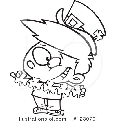 Royalty-Free (RF) Leprechaun Clipart Illustration by toonaday - Stock Sample #1230791