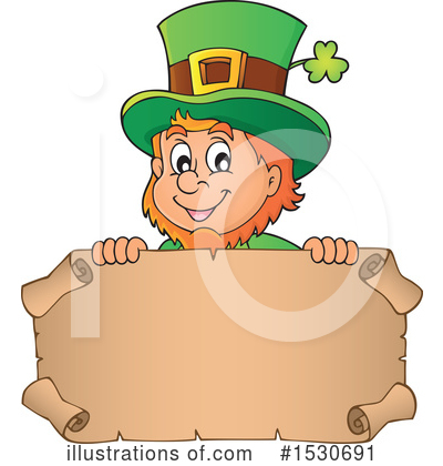 Royalty-Free (RF) Leprechaun Clipart Illustration by visekart - Stock Sample #1530691