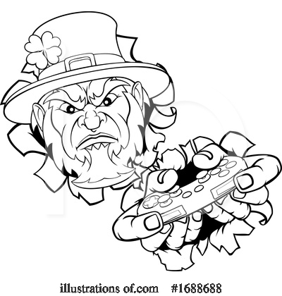 Royalty-Free (RF) Leprechaun Clipart Illustration by AtStockIllustration - Stock Sample #1688688