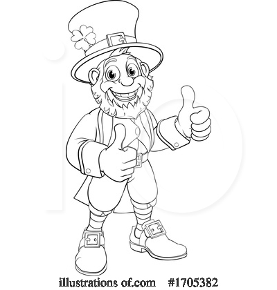 Royalty-Free (RF) Leprechaun Clipart Illustration by AtStockIllustration - Stock Sample #1705382