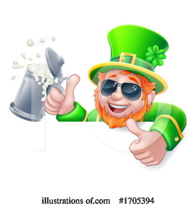 Royalty-Free (RF) Leprechaun Clipart Illustration by AtStockIllustration - Stock Sample #1705394