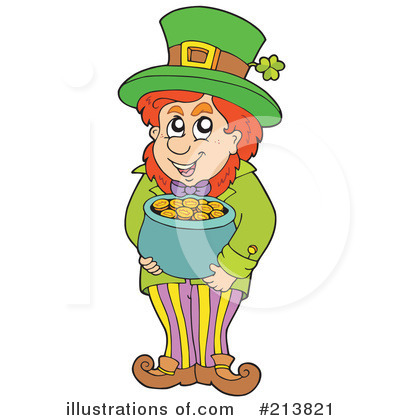 Royalty-Free (RF) Leprechaun Clipart Illustration by visekart - Stock Sample #213821