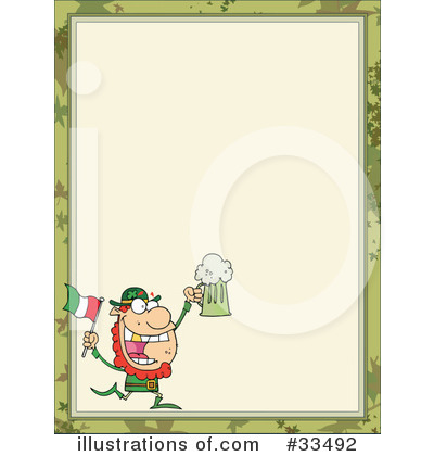 Royalty-Free (RF) Leprechaun Clipart Illustration by Hit Toon - Stock Sample #33492