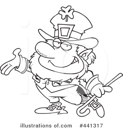 Royalty-Free (RF) Leprechaun Clipart Illustration by toonaday - Stock Sample #441317