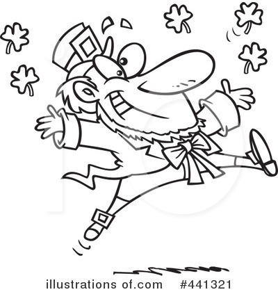 Royalty-Free (RF) Leprechaun Clipart Illustration by toonaday - Stock Sample #441321