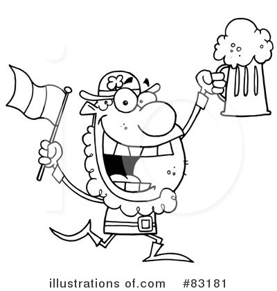 Royalty-Free (RF) Leprechaun Clipart Illustration by Hit Toon - Stock Sample #83181