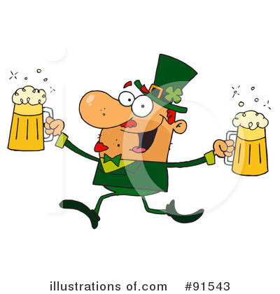 Royalty-Free (RF) Leprechaun Clipart Illustration by Hit Toon - Stock Sample #91543