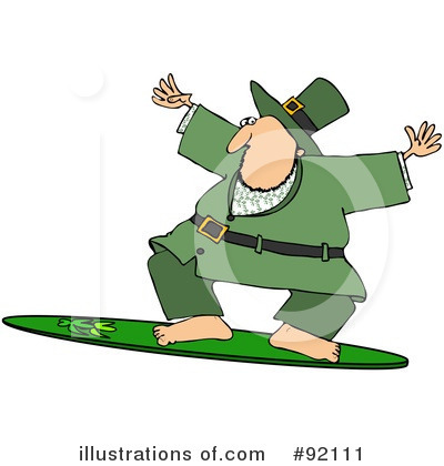 Royalty-Free (RF) Leprechaun Clipart Illustration by djart - Stock Sample #92111