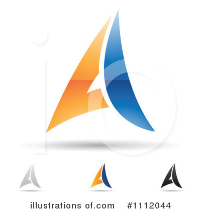 Royalty-Free (RF) Letter A Clipart Illustration by cidepix - Stock Sample #1112044
