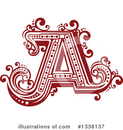 Royalty-Free (RF) Letter A Clipart Illustration by Vector Tradition SM - Stock Sample #1336137