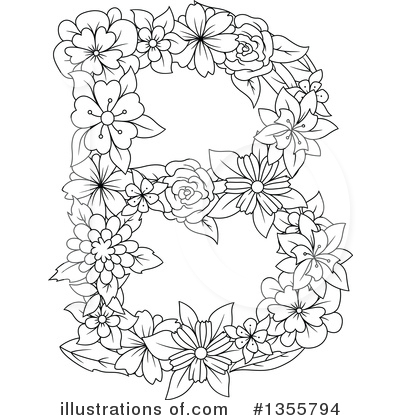 Royalty-Free (RF) Letter B Clipart Illustration by Vector Tradition SM - Stock Sample #1355794