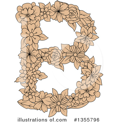 Letter B Clipart #1355796 by Vector Tradition SM