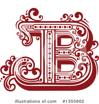 Letter B Clipart #1355802 by Vector Tradition SM