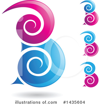 Royalty-Free (RF) Letter B Clipart Illustration by cidepix - Stock Sample #1435604