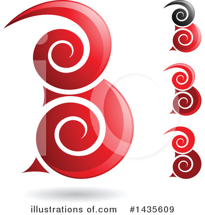 Royalty-Free (RF) Letter B Clipart Illustration by cidepix - Stock Sample #1435609