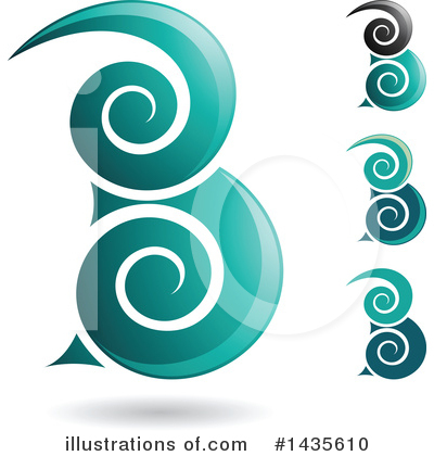 Royalty-Free (RF) Letter B Clipart Illustration by cidepix - Stock Sample #1435610