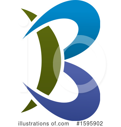 Letter B Clipart #1595902 by Vector Tradition SM
