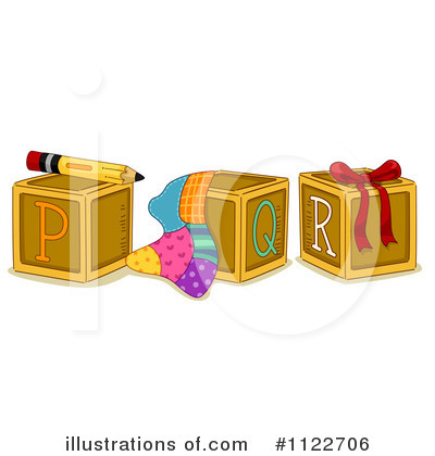 Royalty-Free (RF) Letter Blocks Clipart Illustration by BNP Design Studio - Stock Sample #1122706