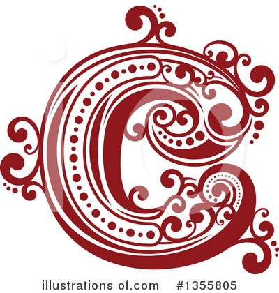 Royalty-Free (RF) Letter C Clipart Illustration by Vector Tradition SM - Stock Sample #1355805