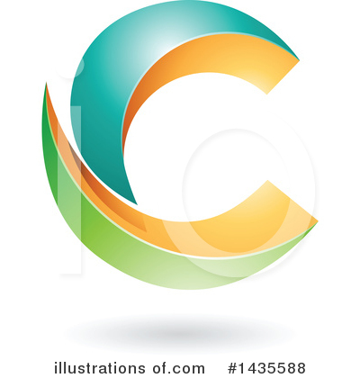Royalty-Free (RF) Letter C Clipart Illustration by cidepix - Stock Sample #1435588