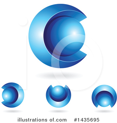 Royalty-Free (RF) Letter C Clipart Illustration by cidepix - Stock Sample #1435695