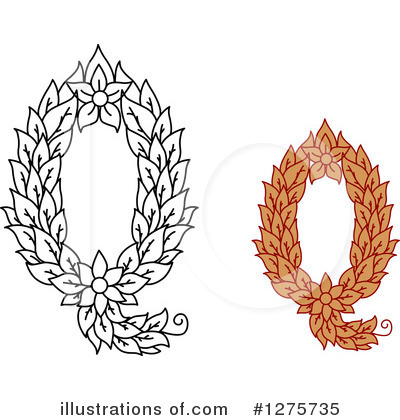 Royalty-Free (RF) Letter Clipart Illustration by Vector Tradition SM - Stock Sample #1275735