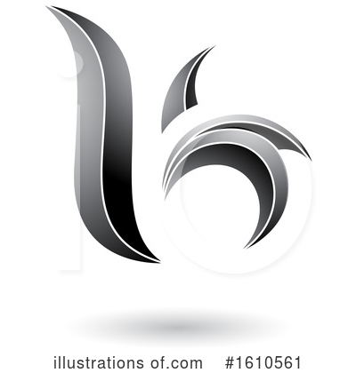 Royalty-Free (RF) Letter Clipart Illustration by cidepix - Stock Sample #1610561