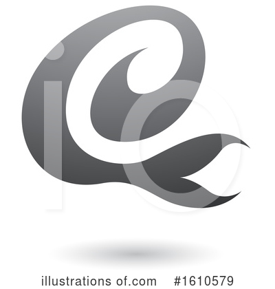Royalty-Free (RF) Letter Clipart Illustration by cidepix - Stock Sample #1610579