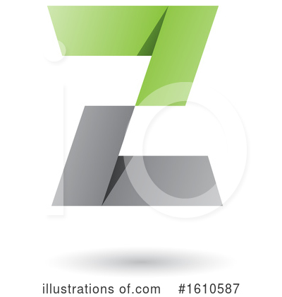 Royalty-Free (RF) Letter Clipart Illustration by cidepix - Stock Sample #1610587