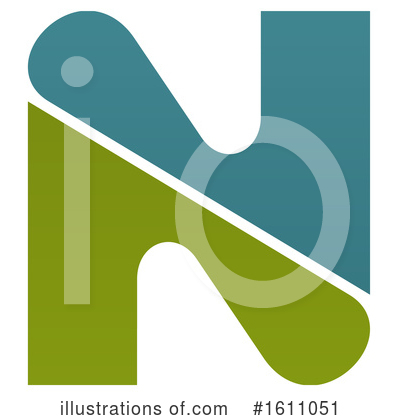Letter N Clipart #1611051 by Vector Tradition SM