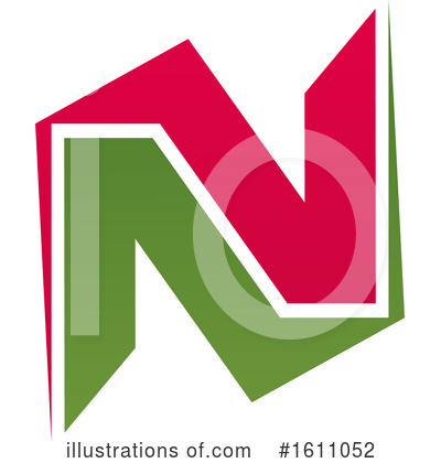 Letter N Clipart #1611052 by Vector Tradition SM