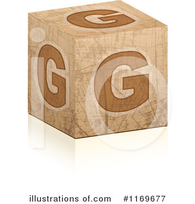 Royalty-Free (RF) Letter Cube Clipart Illustration by Andrei Marincas - Stock Sample #1169677