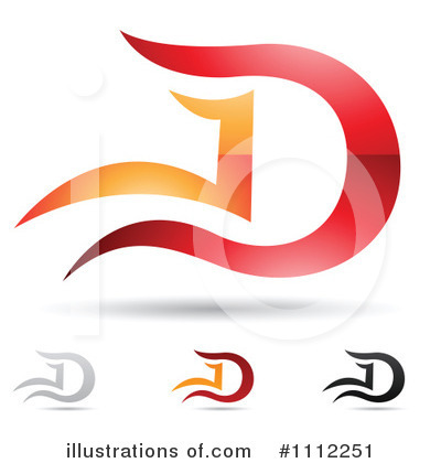 Royalty-Free (RF) Letter D Clipart Illustration by cidepix - Stock Sample #1112251
