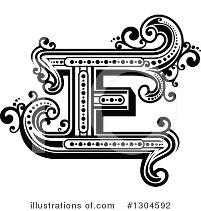 Royalty-Free (RF) Letter E Clipart Illustration by Vector Tradition SM - Stock Sample #1304592