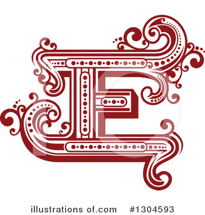 Royalty-Free (RF) Letter E Clipart Illustration by Vector Tradition SM - Stock Sample #1304593