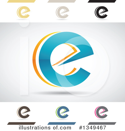 Royalty-Free (RF) Letter E Clipart Illustration by cidepix - Stock Sample #1349467