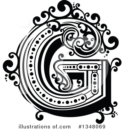 Royalty-Free (RF) Letter G Clipart Illustration by Vector Tradition SM - Stock Sample #1348069